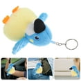 thumbnail image 2 of WEUVEB Sky- Plush Parrot Keychain Bag Charm Pendant for Backpack Purse 1 Piece, 2 of 8