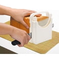 thumbnail image 3 of Trancheuse à Pain, Guide de Coupe Réglable pour Pain Maison, Bagel, Rôtissoire, Gâteau, Pain Sandwich, Découpe, Moule Compact Pliable, Outil de Fabrication de Pain à Main avec Épaisseur de 4 Tranches, 3 of 5