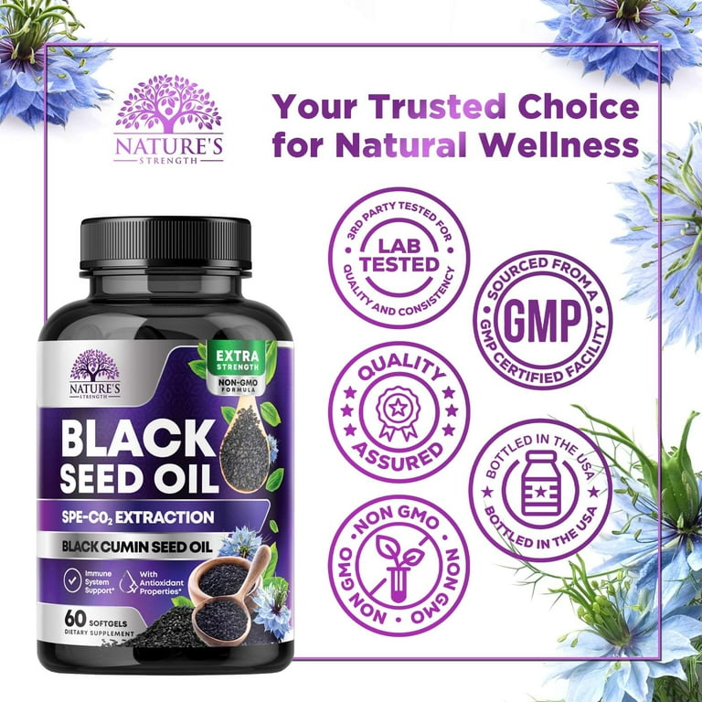 black seed oil and semaglutide 10 Incredible Health Benefits Of Black Seed Oil Capsules 1000mg