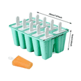 thumbnail image 4 of Molde De Silicón 10 Paletas Grado Alimenticio Y 10 Palitos, Verde, 4 of 5
