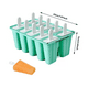 thumbnail image 4 of Molde De Silicón 10 Paletas Grado Alimenticio Y 10 Palitos, Verde, 4 of 5