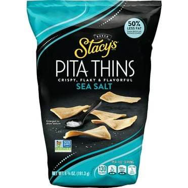 Stacy's Baked Pita Thins Sea Salt 6 3/4 Oz, Bag