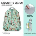 thumbnail image 5 of "Wild Horse Pattern Backpack - Spacious Water-Resistant School Bag for High School & University, Trendy Horse Lover's Backpack with Ergonomic Straps", 5 of 6