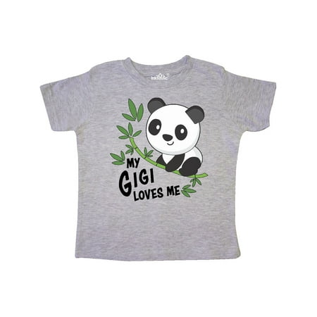 

Inktastic My Gigi Loves Me- Cute Panda Gift Toddler Boy or Toddler Girl T-Shirt