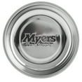 thumbnail image 3 of Myers 4 Piece Mechanic's Heavy Gauge Polished Steel 6 inch Round Magnetic Trays, 3 of 6