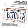 thumbnail image 3 of Aluminum License Plate Frame 2 Pack Car Exterior Accessory Car Tag Holder for Front Rear Plates Cars Decor Pastel Watercolor Floral Pattern, 3 of 7