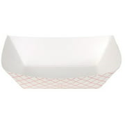 RP1008 Dixie Kant LeekÂ® Red Plaid 1lb. Polycoated Paper Food Trays, 1,000/case