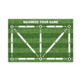 thumbnail image 2 of Tapete de entrenamiento de fútbol para niños, tapete ligero para césped, tapete para campo de fútbol 80 cm x 120 cm, 2 of 9