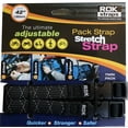 thumbnail image 3 of ROK Straps ROK-10358 Black/Reflective 12" - 42" Pack Adjustable Stretch Strap, 3 of 4