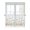 Light green, variant on Half Window Curtain 36 Inches Long, Spring Floral Window Treatment Curtain Drapes, Butterfly Summer Botanical Watercolor Small Tier Curtains for Bathroom Over Sink, 27.5"x36", 2 Panels