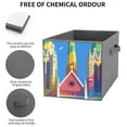 thumbnail image 5 of Collapsible Oxford Fabric Storage Cubes with Handles, Large Mid Foldable Oxford Cloth Bins Set of 2/6, Closet Organizers for Shelves Clothes Home Kitchen Toy - St. Patrick's Cathedral-3, 5 of 7