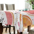 thumbnail image 5 of Yayeee Tablecloths 54" x 72" Rectangle Wrinkle Resistant Party Table Cover, Citrus Slice, 5 of 8