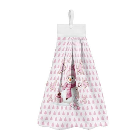 

ZIATUBLE Xmas Snowman Dish Towels for Kitchen Trees Hanging Hand Dry Towels Quick Dry Hand Towels for Kitchen and Bathroom 3 Piece Breathable Dish Towel Hand Towels Hanging Tie Towel
