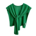 thumbnail image 1 of Birdeem Womens Fashion Solid Color Knitted Small Shawl Outwear Spring and Fall Shirt Shawl, 1 of 1
