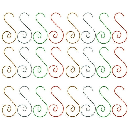 

50Pcs Christmas Wreath Hooks Creative Metal Hanging Hook (Random Color)