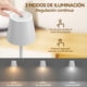 thumbnail image 2 of Lámparas de Mesa Recargable 2 Pack, Lámpara de escritorio LED, Touch 3 modos Regulable, Ip54 Resistente Al Agua Portátil, 5000 mAh, Luz Noche Táctil para Recámara, Room/Terrace, 38cm&24cm, 2 of 6