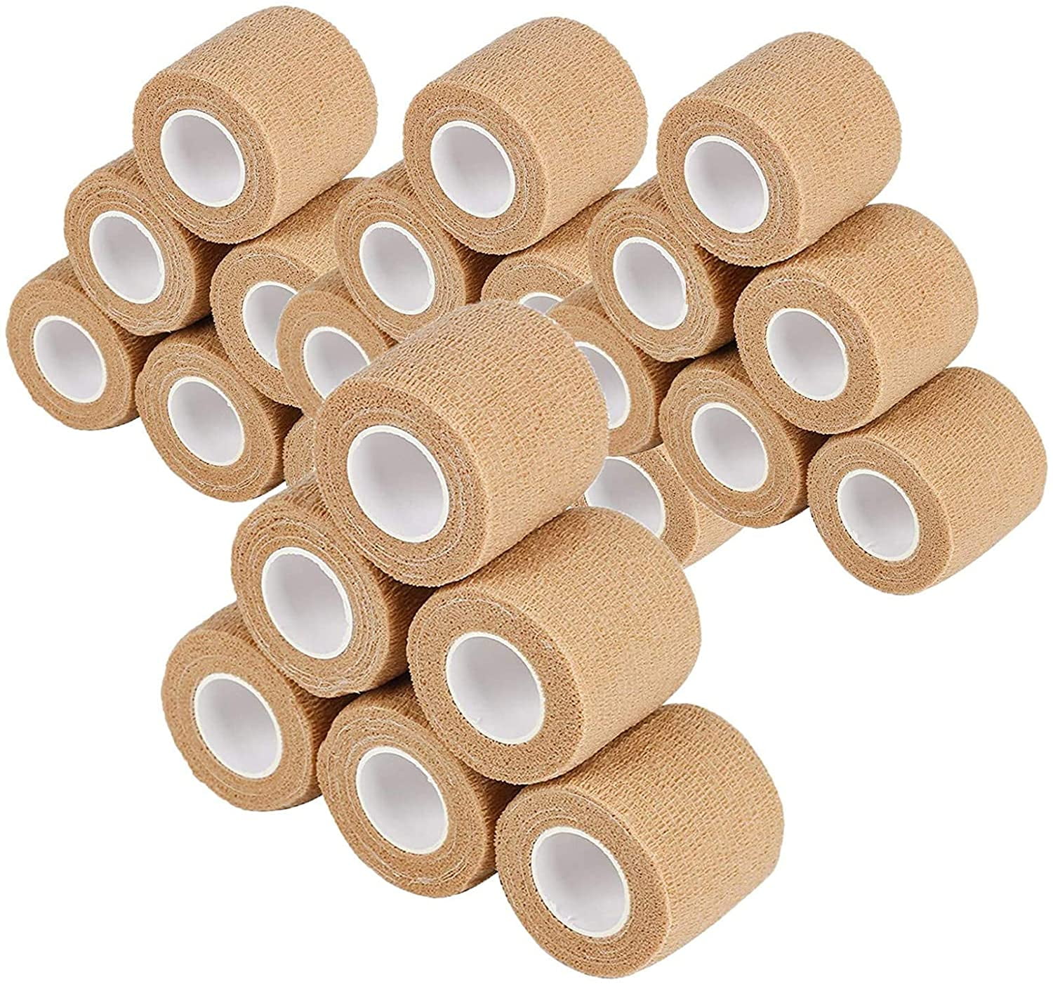 Self Adhesive Bandage, 24 Rolls Sports Bandage Tape for Wrist Ankle
