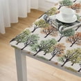 thumbnail image 5 of BANET Autumn Pattern Square Tablecloth,Stain Wrinkle Resistant Reusable Washable Print,for Kitchen Camping Birthday Dining Dinner Outdoor(Multicolor)  white, 5 of 8