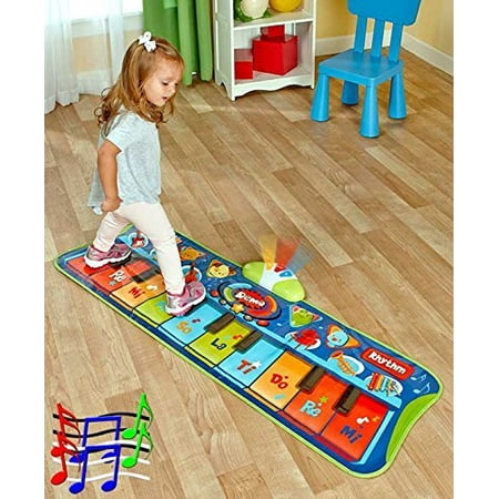 Fun Step To Play Junior Battery Operated Piano Mat With Flashing