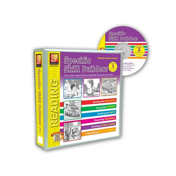 Remedia Publications Specific Skill Builders: Level 2 (Binder & Resource CD)