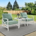 thumbnail image 2 of Crosley Kaplan 3Pc Outdoor Chat Set - 2 Chairs, Side Table, 2 of 6