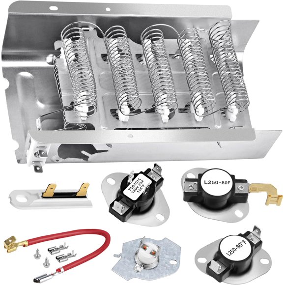 279838 Dryer Heating Element for Whirlpool Maytag Centennial Dryer Parts Kenmore 70 80 Series Model 110 Amana 8565582 3403585 NED4655EW1 W10724237 Dryer Heating Element by