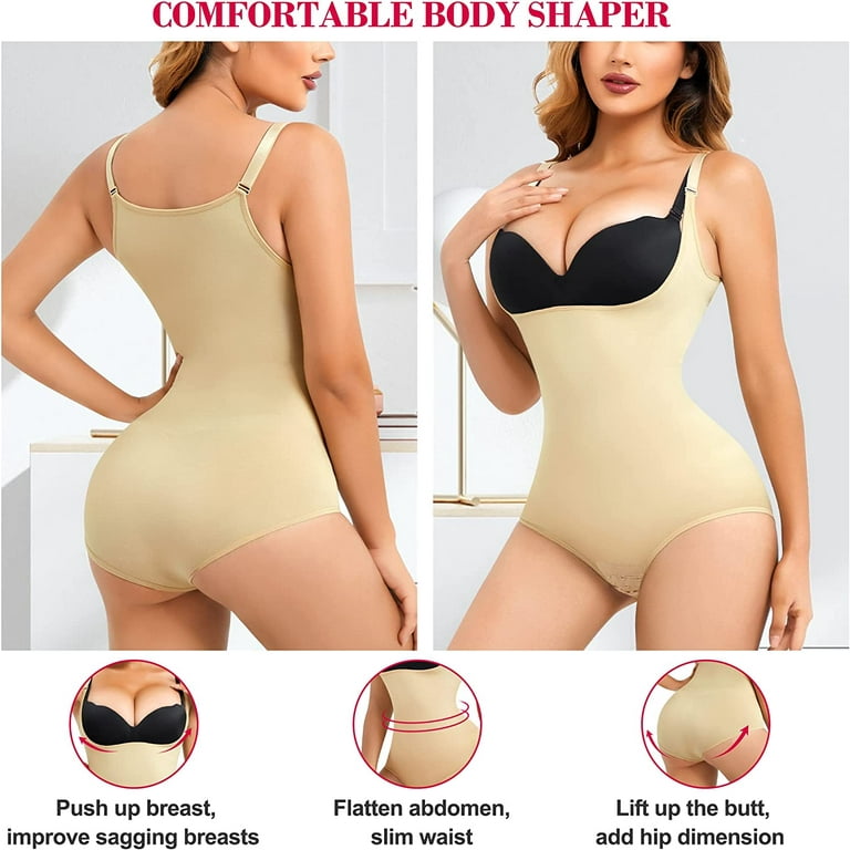 Gotoly Women Waist Trainer Bodysuit Full Body Shaper Vest Tummy Control  Slim Cor