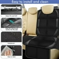 thumbnail image 2 of Mistaha Waterproof Car Seat Protector with Storage Pockets - Premium Leather Edge, Slip-Resistant Design - Black Line Variant, 2 of 6