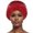 Red, variant on AWZXDE Women Stylish Turban Wrap Cap Scarf Shawl Solid Color Luminous Head Covering For Versatile And Dressy Wear Pink