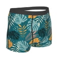 thumbnail image 2 of KLL Tropical Leaves Men's Cotton Boxer Briefs Underwear-Medium, 2 of 8