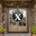 thumbnail image 4 of Clearance! Unique A Z Last Name Year Round Front Door Wreath With Bow 16, 4 of 4