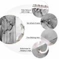 thumbnail image 6 of Marble Grey Waterproof Fabric Shower Curtain,Modern Abstract Ink Painting Luxury Waterproof Fabric Shower Curtain for Bathroom Curtains Bathtubs Hotel Shower Curtains with 12 Hooks Small 36x72in, 6 of 8