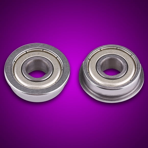 F608Z Miniature Bearing,10pcs 8x22x7mm Flanged Ball Bearing,Double-Shielded,Low Noise and Long Service Life,for Small Hobby 8mm Shaft/Rod Projects