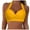 Z03-Orange, variant on Women's Retro 50s Plaid Pattern Polka Dot Halter Molded Soft Pads Vintage Bikini Swimsuits Tops(Black,S)