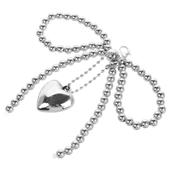 Tineasur Sneakers Bowknot Shoe Charm Silver Acrylic 1Pcs