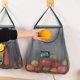 thumbnail image 3 of Bolsa de Malla Colgante Verduras y Frutas Bolsas Reutilizables para Frutas y Verduras Malla Transpirable para Verduras, Frutas, Almacenamiento en la Cocina Blanco y Azul 41*35c, 3 of 5