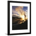 thumbnail image 1 of Bison Wildlife Grazing by Old Faithful Geyser, Yellowstone National Park, Wyoming, USA Framed Print Wall Art By Adam Jones, 1 of 5