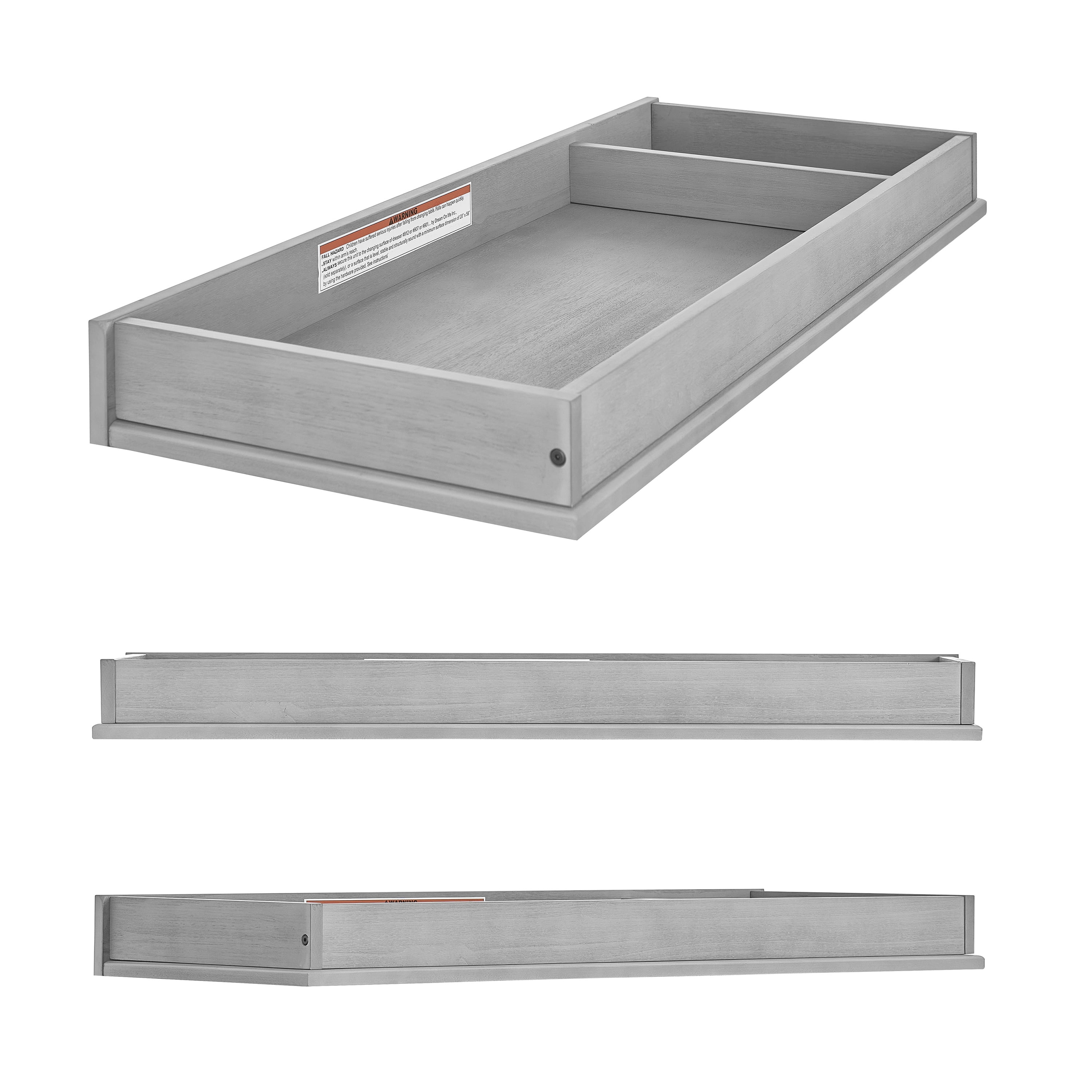 Evolur I Modern Changing Tray I Lasting Quality, Imperial Grey