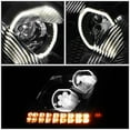 thumbnail image 4 of DNA Motoring For 04-18 Volvo VN VNL Dual Projector FULL LED DRL Headlight Lamps Pair Sequential Turn Signal Black, 4 of 12
