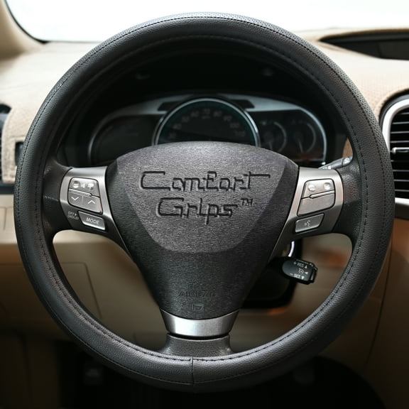 Comfort Grips Steering Wheel Cover - Sport Grip Medium (14.5 - 15.4) Black