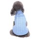 thumbnail image 3 of Greeniant Suéter de Navidad para mascotas, suéter de punto cálido de Color sólido, ropa de otoño e invierno Ropa para mascotas Azul claro 3XL Greeniant PT000154-09, 3 of 6