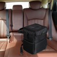 thumbnail image 4 of DOLITY Car Trash Can Automotive Accessory Easy to Install Leakproof Hanging Garbage Bin Black, 4 of 7
