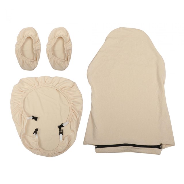 Fundas elásticas para sillas gamer de ordenador de oficina, funda jacquard para silla gamer, fundas de oficina Beige