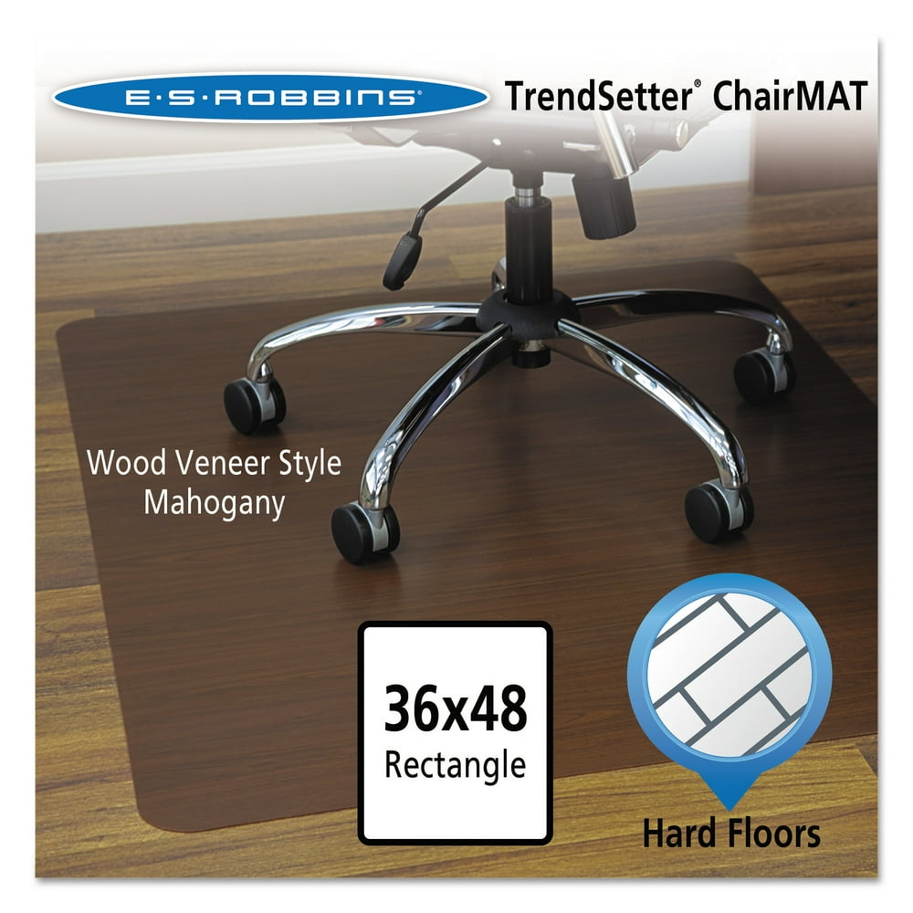 ES Robbins TrendSetter 36 x 48 Chair Mat for Hard Floor, Rectangular