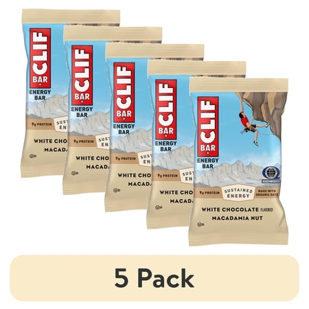 CLIF BAR Energy Protein Bars, White Chocolate Macadamia Nut, 1ct