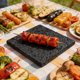 thumbnail image 4 of KALLORY De Cocina De Piedra Para A Gas Ideal Para Asar Carnes Y Verduras, 4 of 6