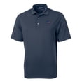 thumbnail image 2 of Men's Cutter & Buck Navy Washington Commanders Big & Tall Americana Virtue Eco Pique Recycled Polo, 2 of 3