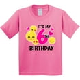 thumbnail image 3 of Inktastic Its My 6th Birthday with Smiling Emoticons Youth T-Shirt, 3 of 5
