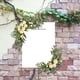 thumbnail image 4 of 2 piezas de coronas de peonía falsas Flores artificiales Swag Centro de mesa Guirnaldas Arreglos florales de estilo rústico Flores de arco de boda perfecl Corona colgante de puerta delantera, 4 of 8
