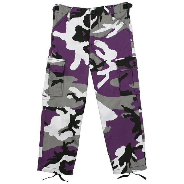 Rothco Pantalon BDU pour Enfant - Camouflage Ultra Violet, Petit